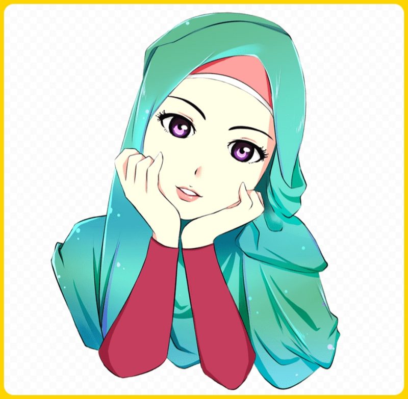 Detail Gambar Kartun Hijab Lucu Nomer 42