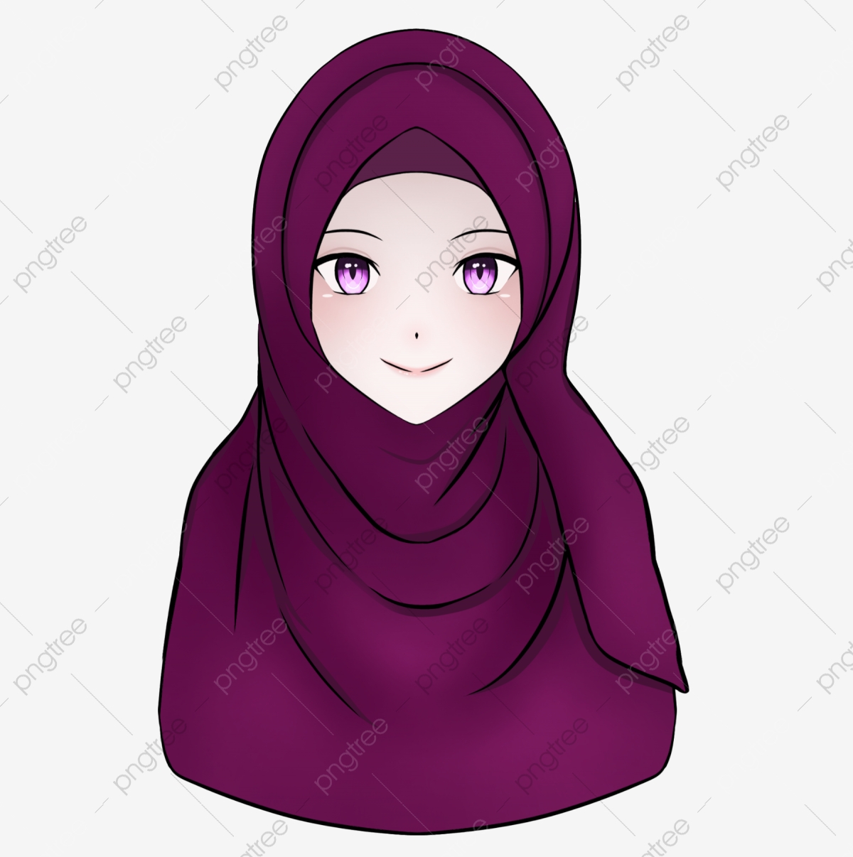 Detail Gambar Kartun Hijab Lucu Nomer 48