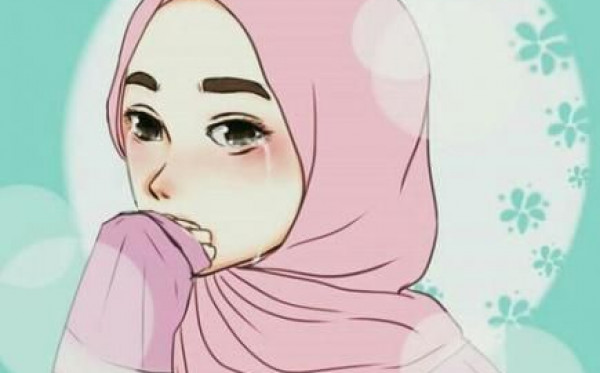 Detail Gambar Kartun Hijab Menangis Nomer 30
