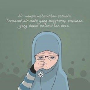 Detail Gambar Kartun Hijab Menangis Nomer 5