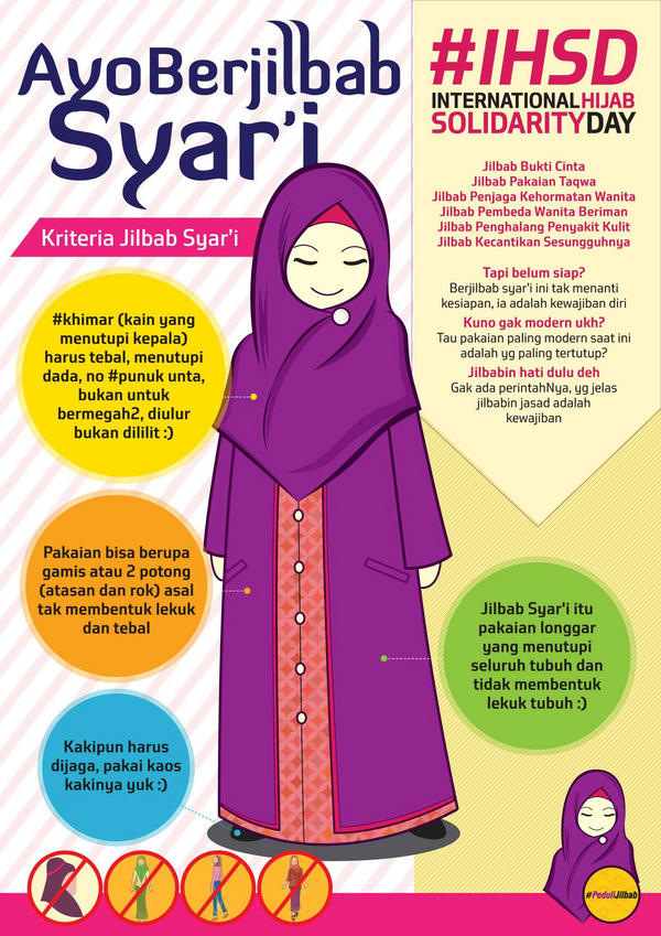 Detail Gambar Kartun Hijab Syari Nomer 35