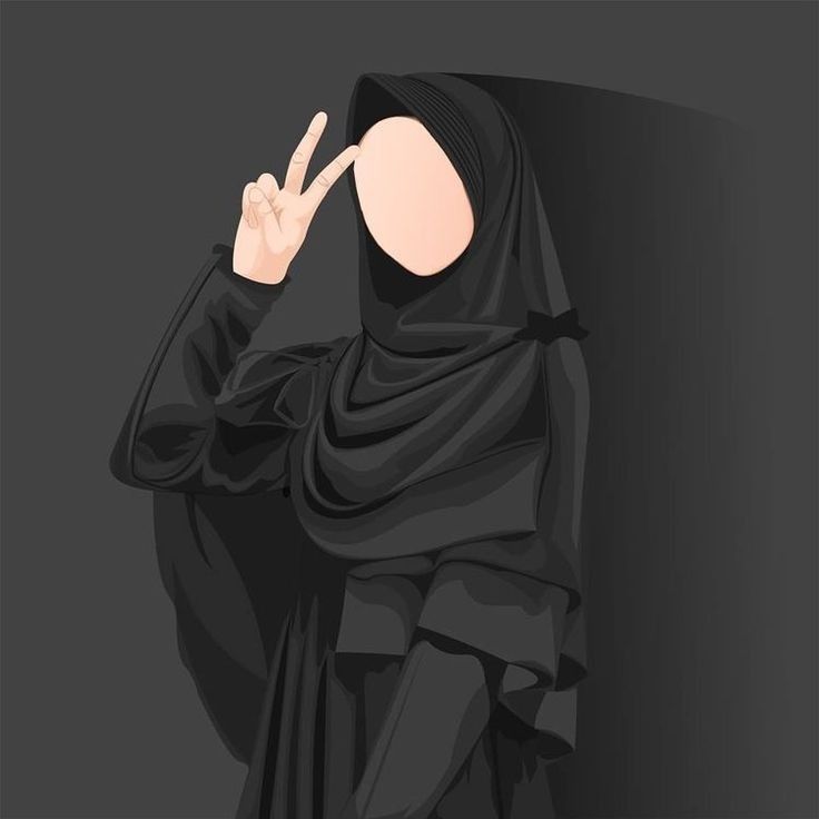 Detail Gambar Kartun Hijab Syari Nomer 10