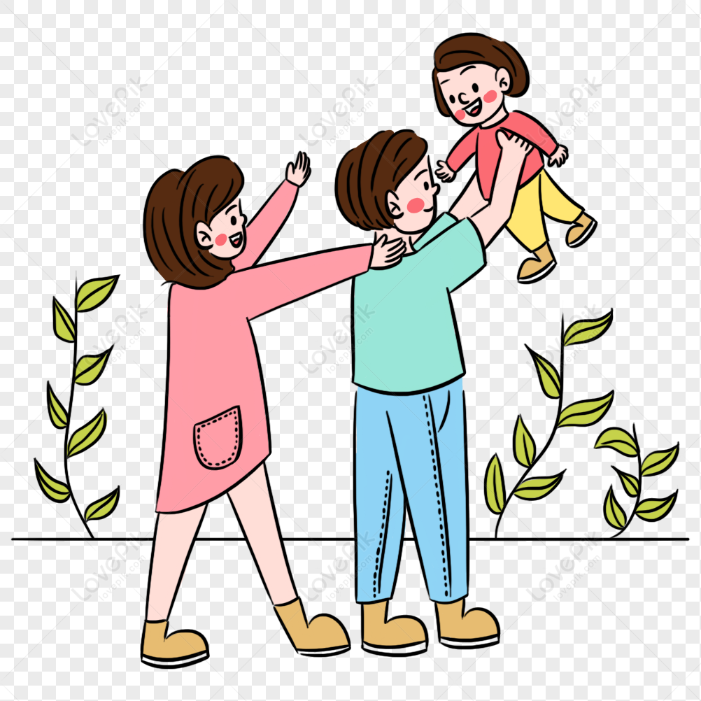 Download Gambar Kartun Ibu Ayah Dan Anak Nomer 5