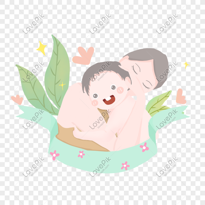 Detail Gambar Kartun Ibu Dan Bayi Nomer 31