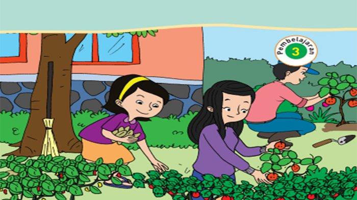 Detail Gambar Kartun Ibu Menyiram Bunga Nomer 32