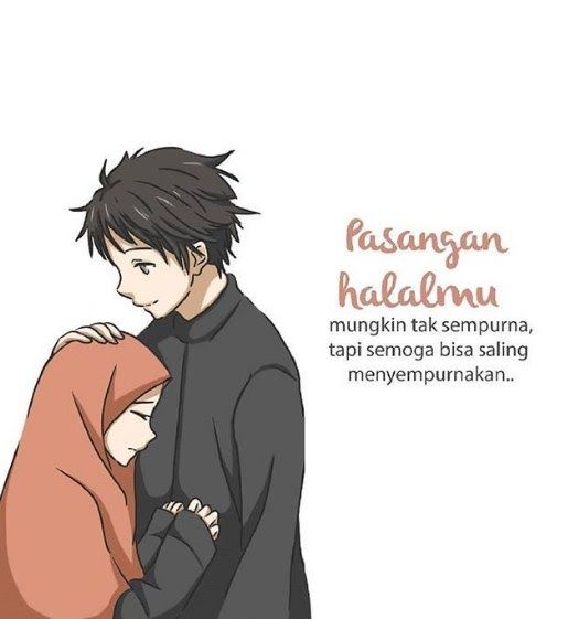 Detail Gambar Kartun Islam Romantis Nomer 5