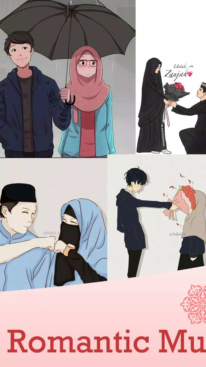 Detail Gambar Kartun Islam Romantis Nomer 40