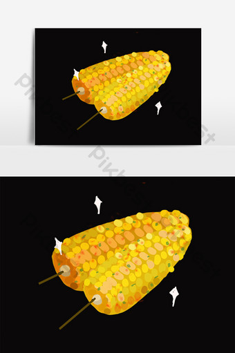 Detail Gambar Kartun Jagung Bakar Nomer 21