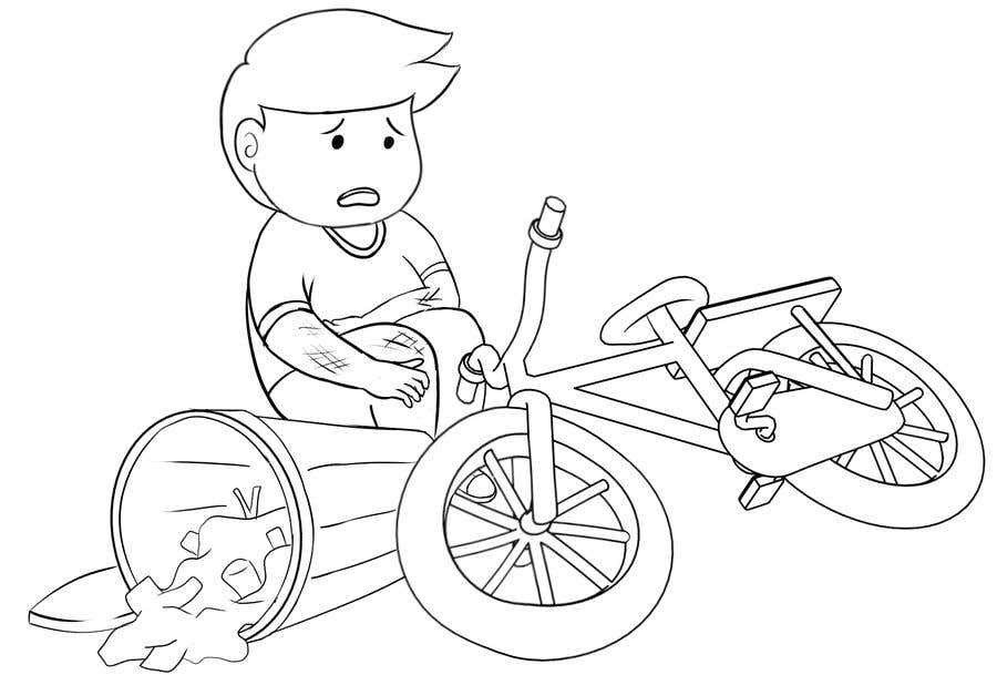 Detail Gambar Kartun Jatuh Dari Sepeda Nomer 25