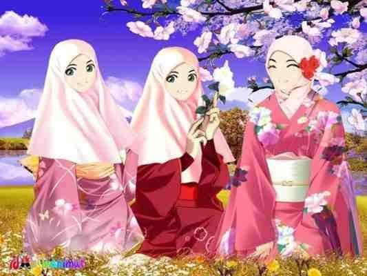 Gambar Kartun Jepang Muslimah - KibrisPDR