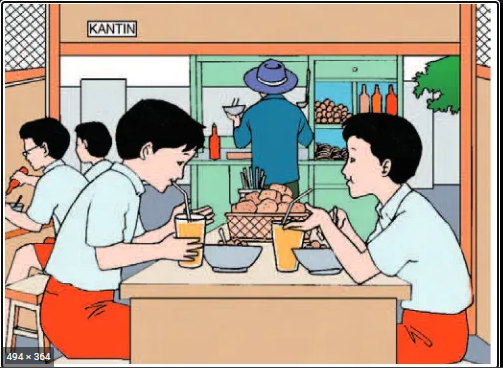 Detail Gambar Kartun Kantin Sekolah Nomer 32