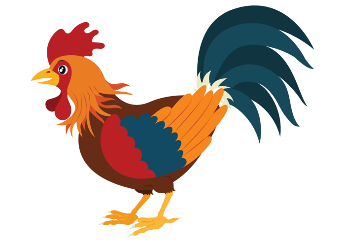 Detail Gambar Kartun Karya Dari Bulu Ayam Nomer 20