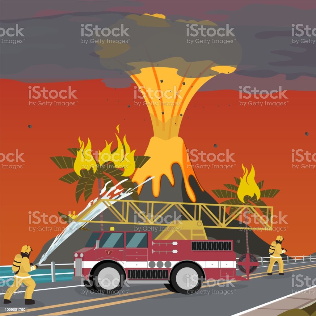 Detail Gambar Kartun Kebakaran Nomer 40