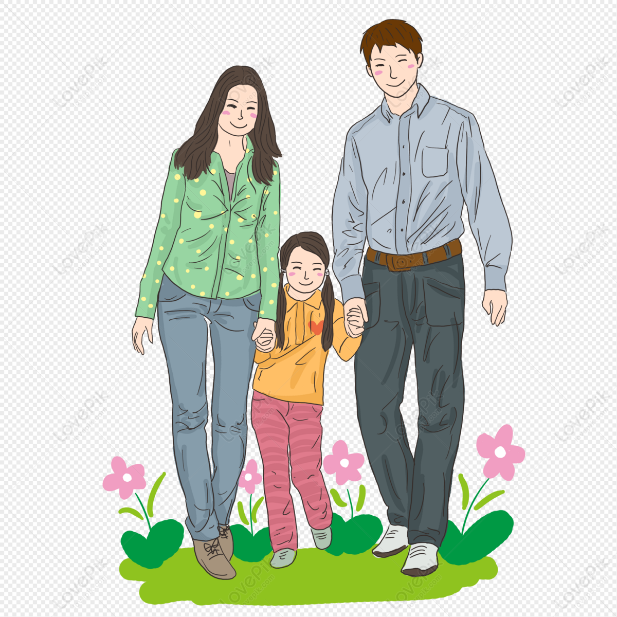 Detail Gambar Kartun Keluarga Bahagia Nomer 6