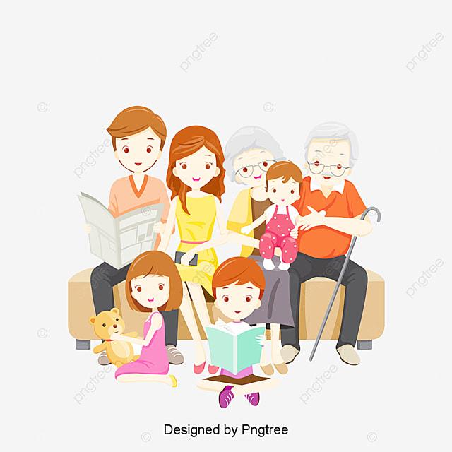 Detail Gambar Kartun Keluarga Berkumpul Nomer 25