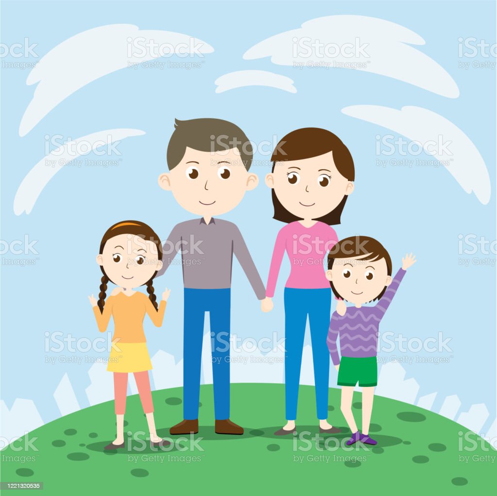 Detail Gambar Kartun Keluarga Kecil Nomer 22
