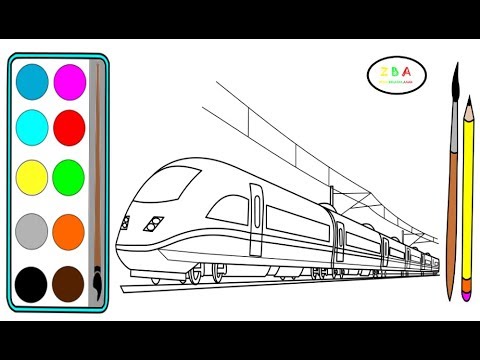 Detail Gambar Kartun Kereta Api Mewarnai Nomer 27