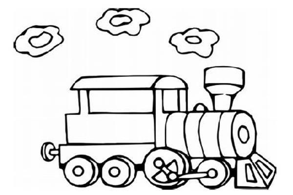 Detail Gambar Kartun Kereta Api Mewarnai Nomer 41