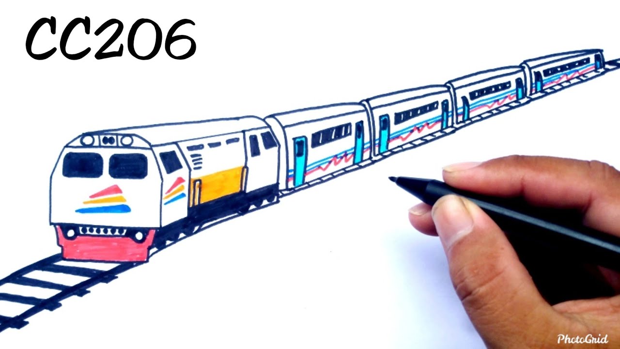 Detail Gambar Kartun Kereta Api Mewarnai Nomer 42