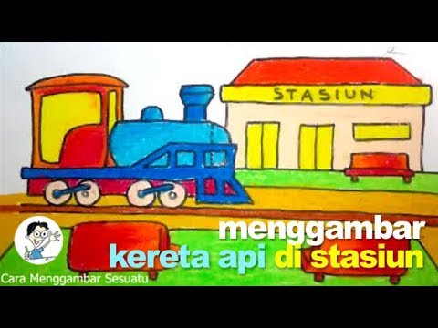 Detail Gambar Kartun Kereta Api Mewarnai Nomer 47