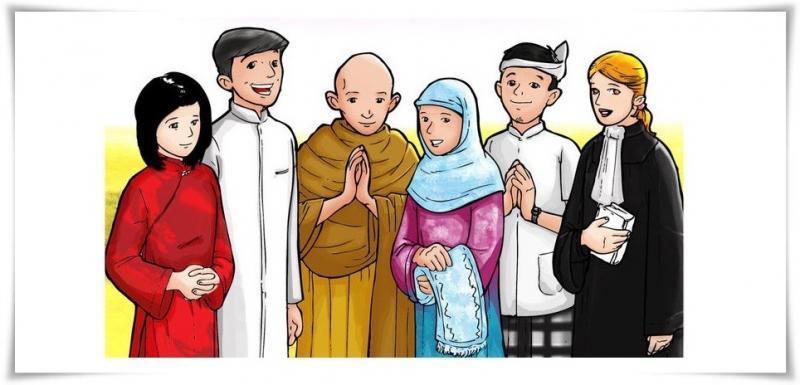 Detail Gambar Kartun Kerukunan Antar Umat Beragama Nomer 26