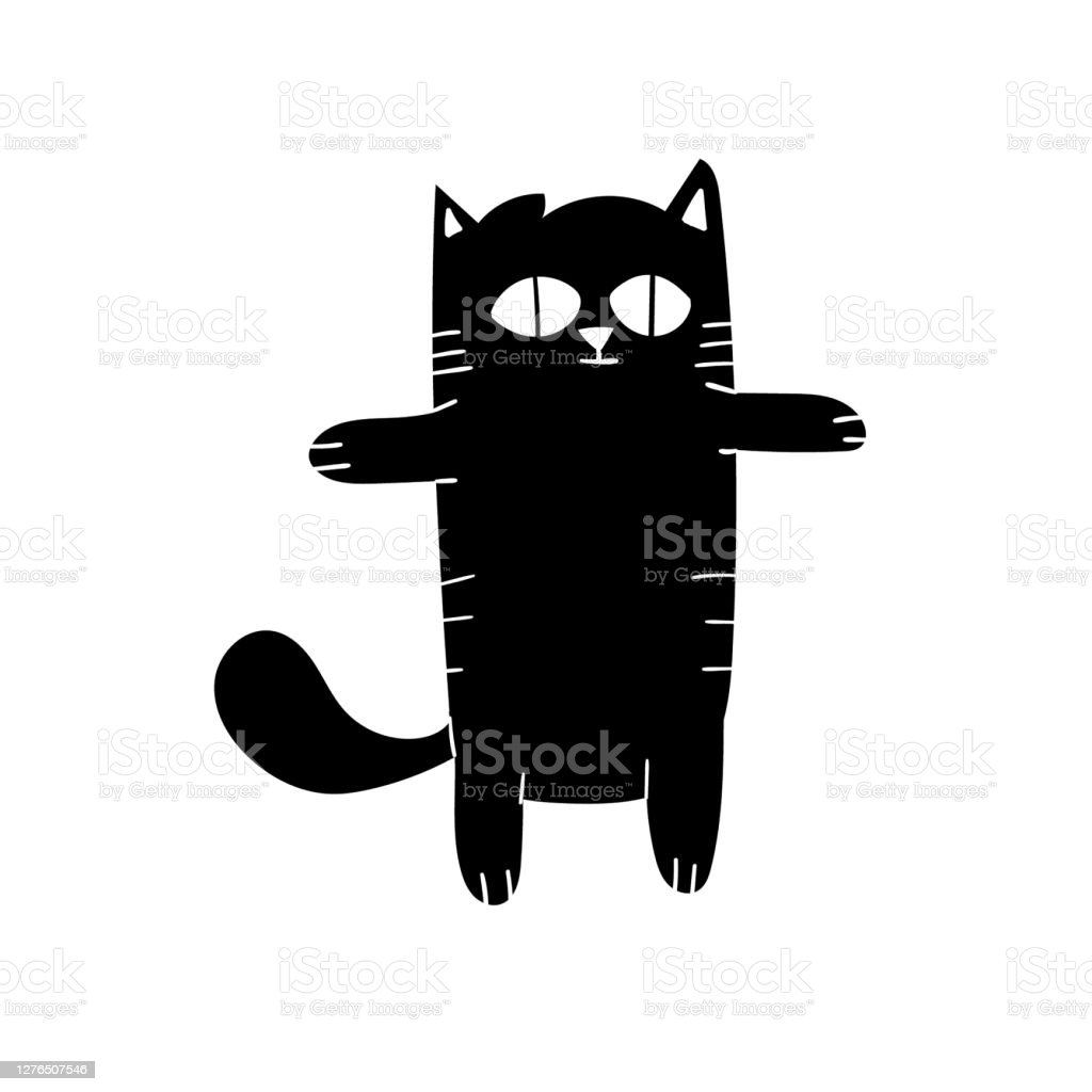 Detail Gambar Kartun Kucing Hitam Nomer 22