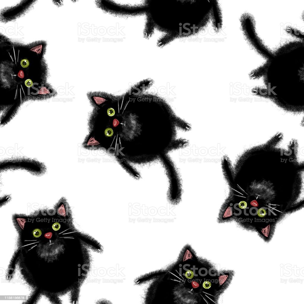 Detail Gambar Kartun Kucing Hitam Nomer 33