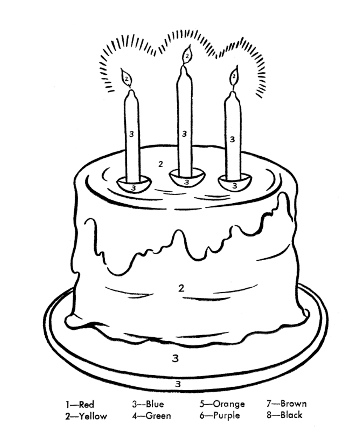 Detail Gambar Kartun Kue Ulang Tahun Ke 8 Nomer 27