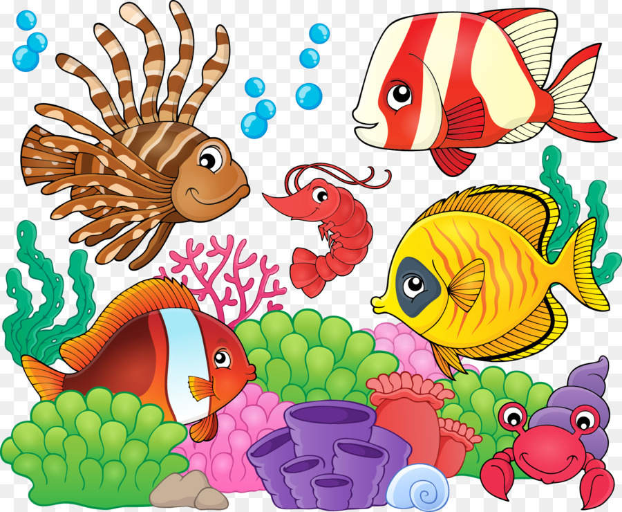 Detail Gambar Kartun Laut Dan Ikan Nomer 2