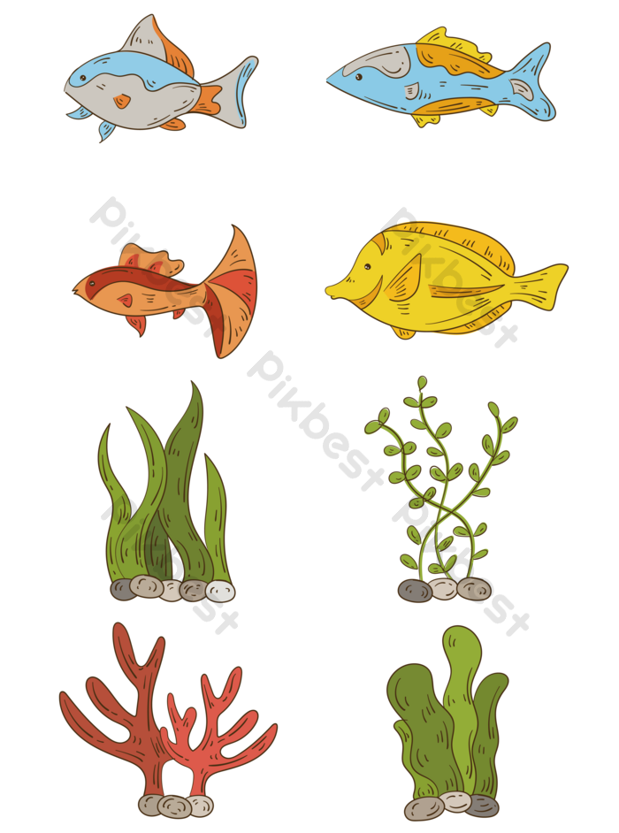 Detail Gambar Kartun Laut Dan Ikan Nomer 37