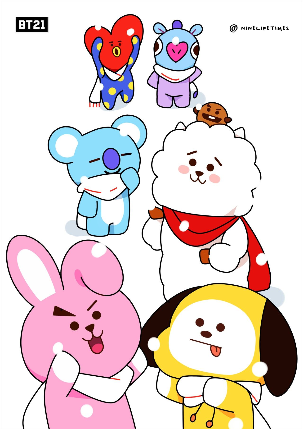 Gambar Kartun Lucu Bt21 - KibrisPDR