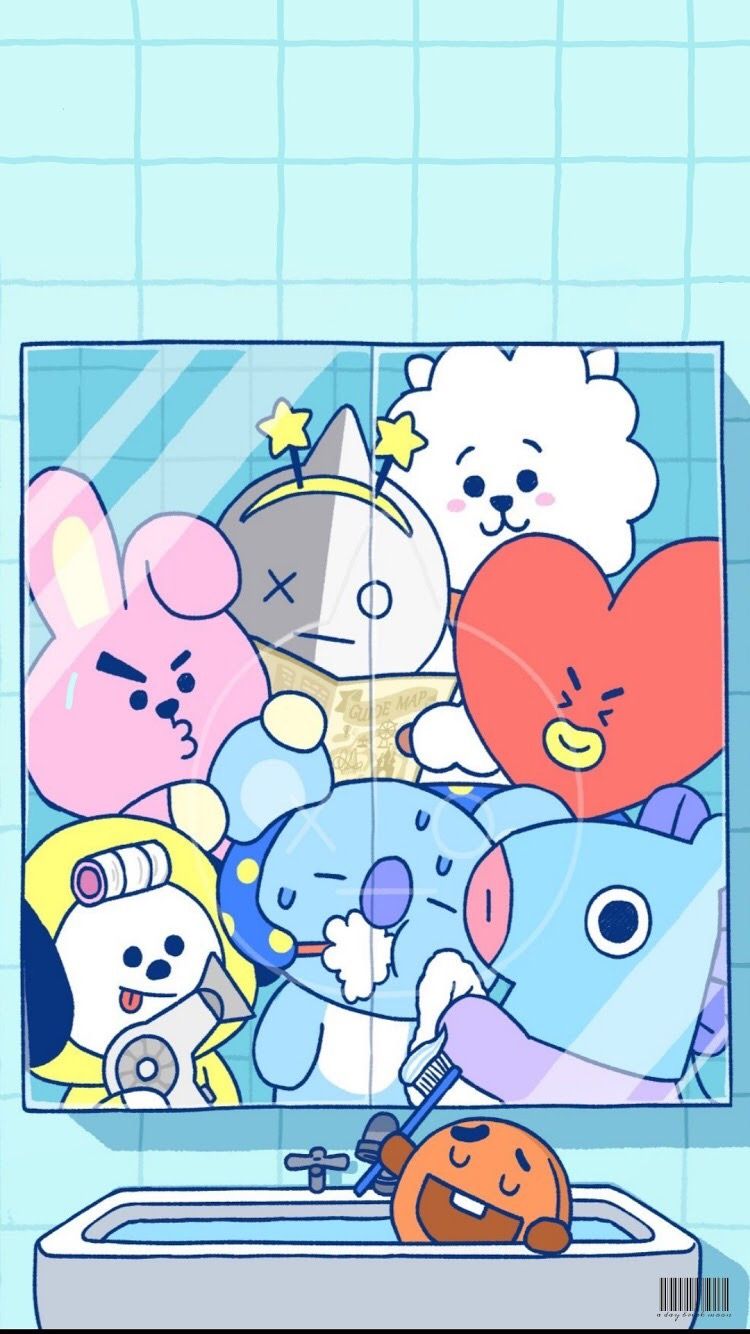 Detail Gambar Kartun Lucu Bt21 Nomer 32