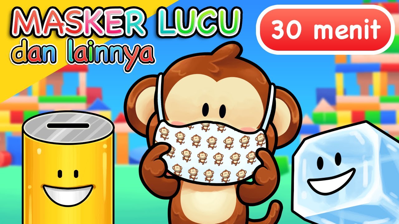 Detail Gambar Kartun Lucu Pakai Masker Nomer 27