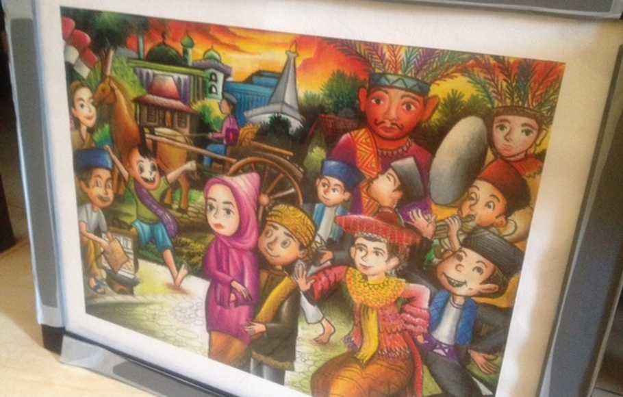 Detail Gambar Kartun Lukisan Anak Sd Koleksi Nomer 25