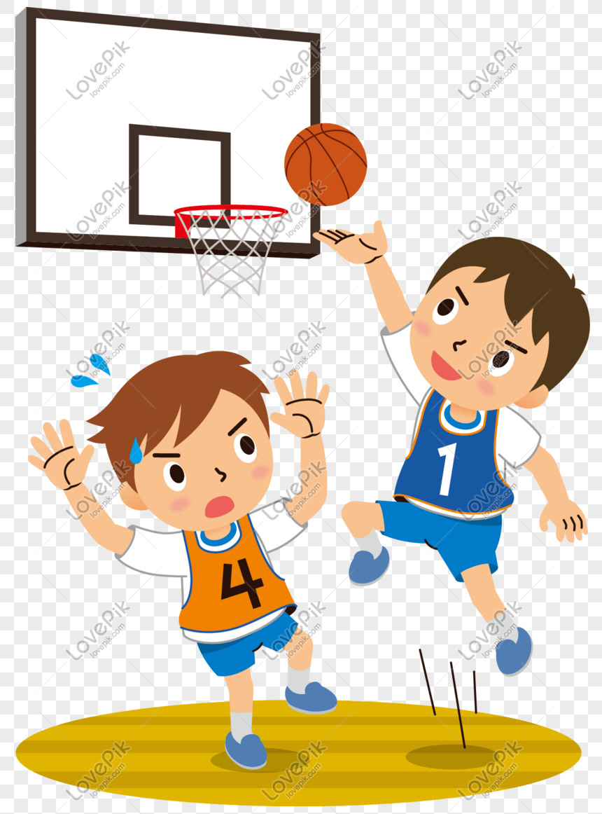 Detail Gambar Kartun Main Basket Nomer 7