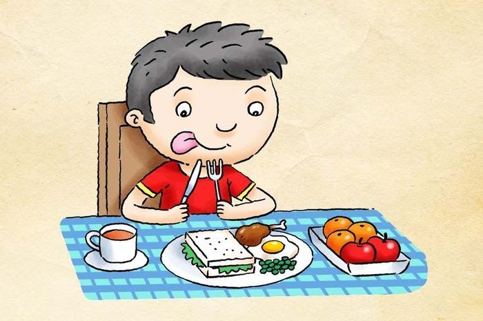 Gambar Kartun Makan Makanan Tidak Sehat - KibrisPDR