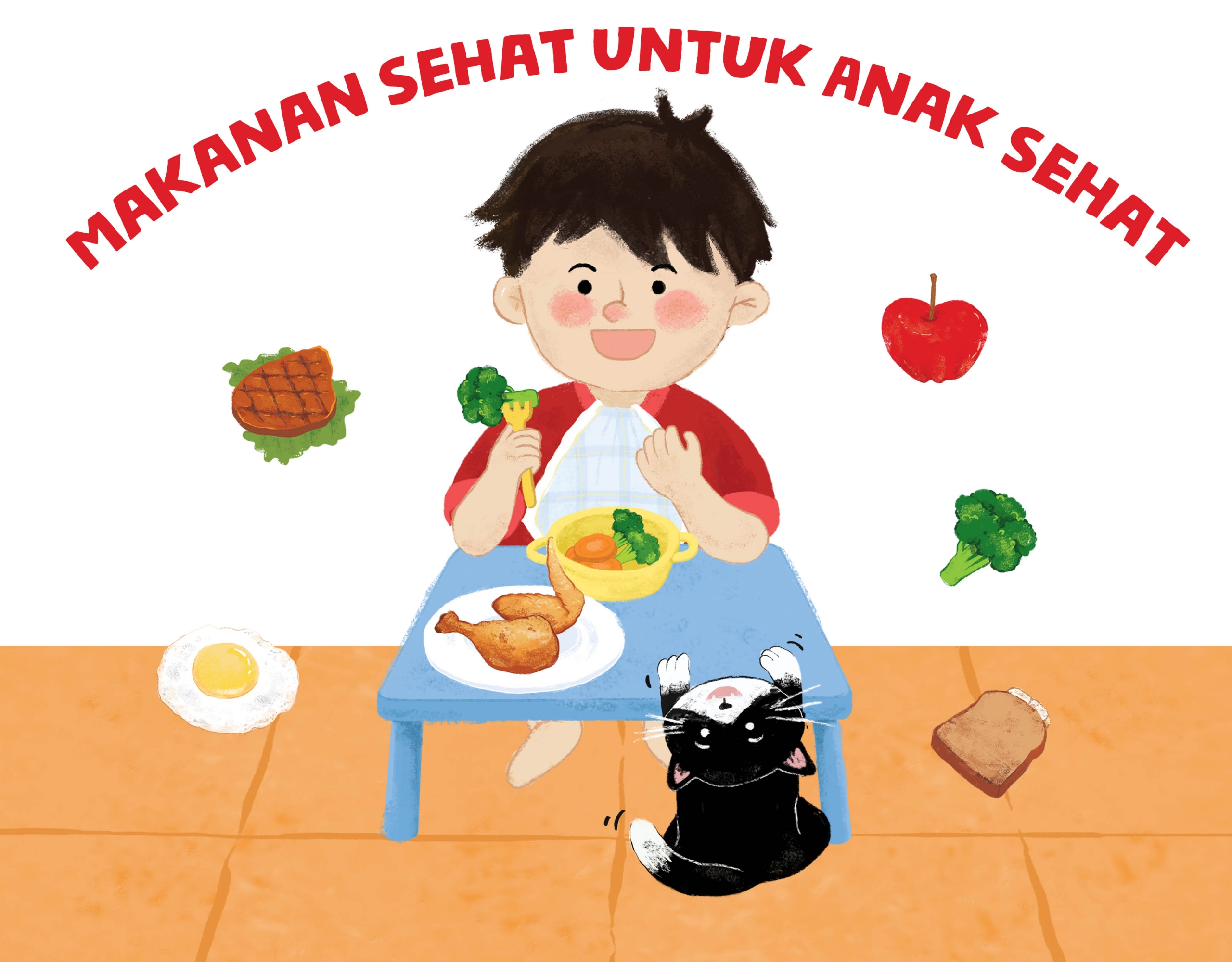 Detail Gambar Kartun Makan Makanan Tidak Sehat Nomer 8