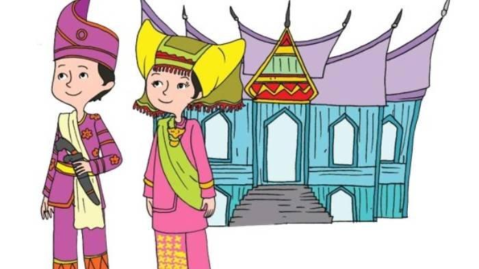 Detail Gambar Kartun Memakai Baju Adat Nomer 28