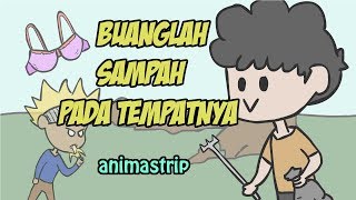 Detail Gambar Kartun Membuang Sampah Pada Tempatnya Nomer 27