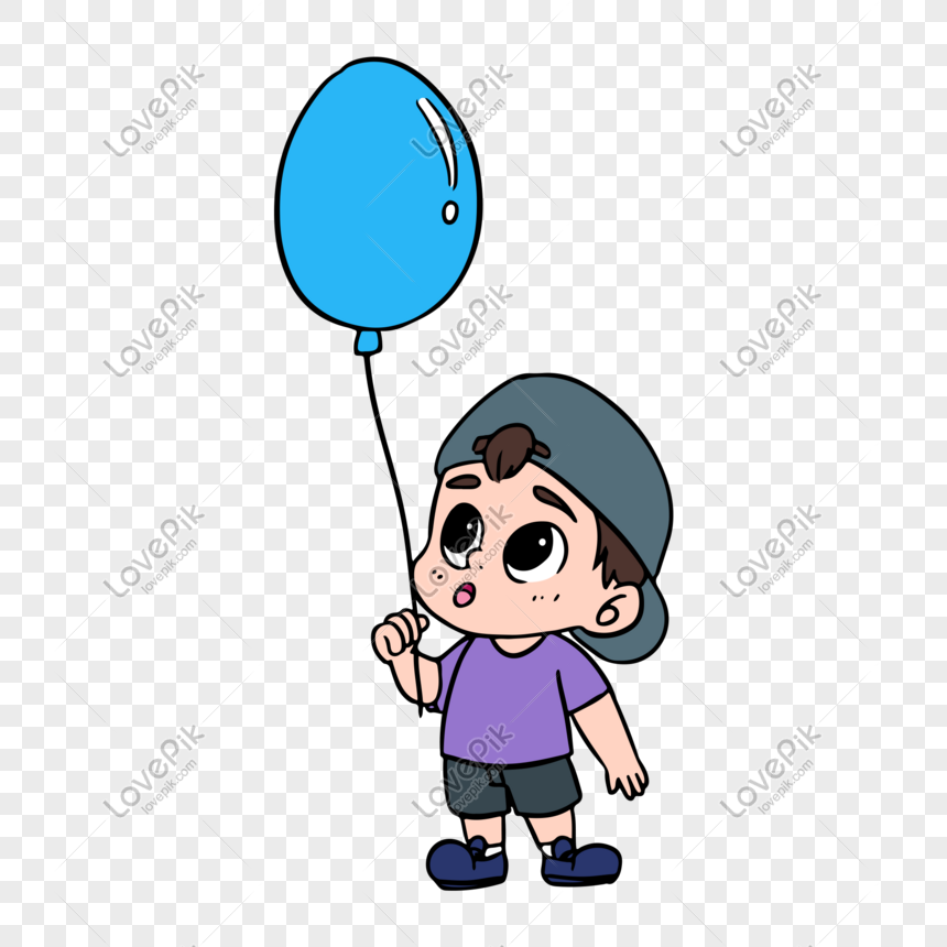 Detail Gambar Kartun Memegang Balon Nomer 4