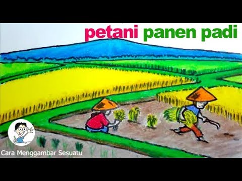 Detail Gambar Kartun Menanam Padi Nomer 39