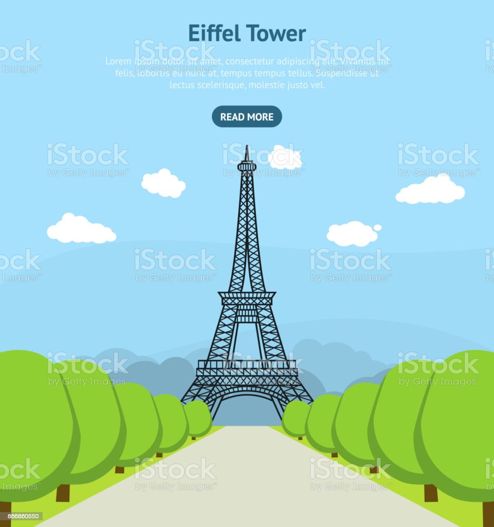 Detail Gambar Kartun Menara Eifel Nomer 10