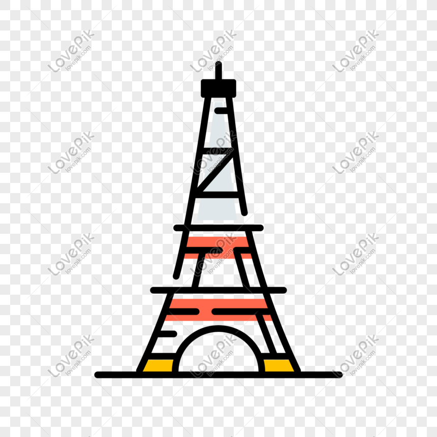 Detail Gambar Kartun Menara Eiffel Nomer 18