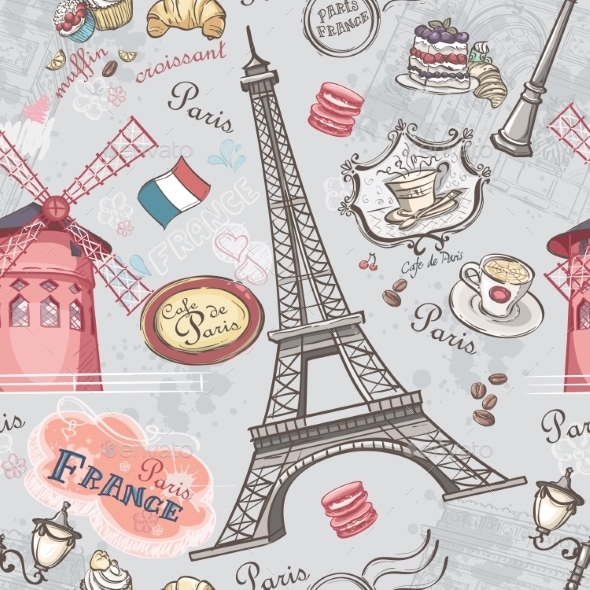 Detail Gambar Kartun Menara Eiffel Di Paris Nomer 19