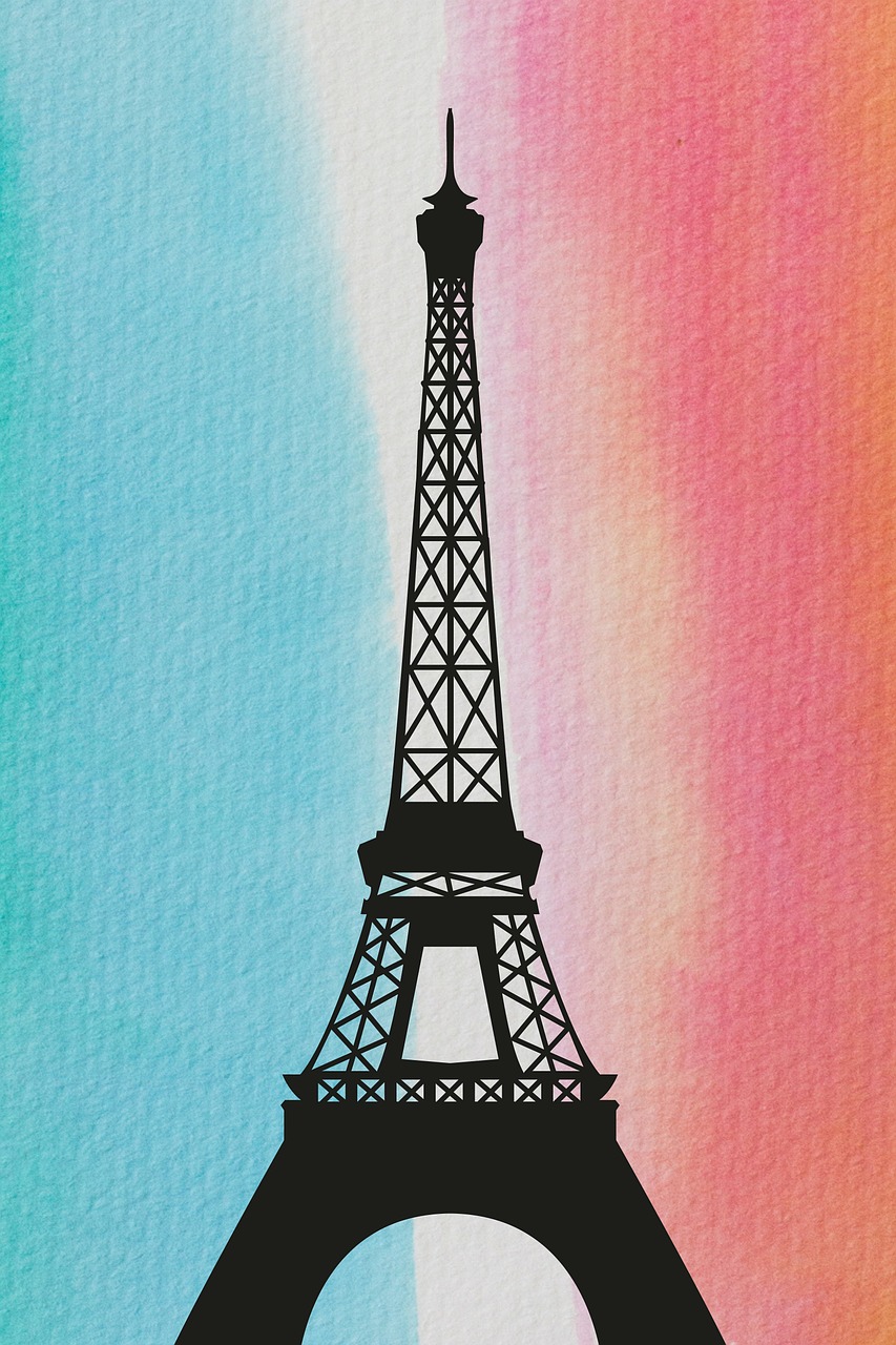 Detail Gambar Kartun Menara Eiffel Di Paris Nomer 2