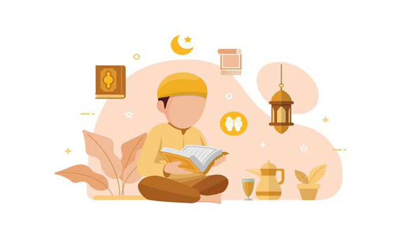 Detail Gambar Kartun Mengaji Al Quran Nomer 21
