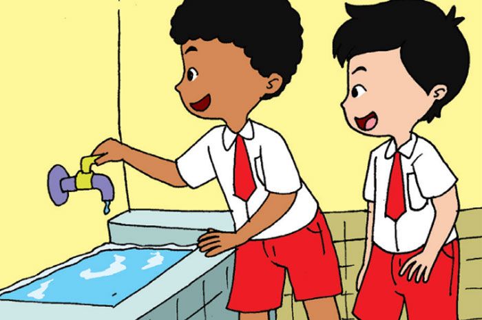 Detail Gambar Kartun Menutup Keran Air Nomer 4