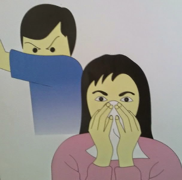 Detail Gambar Kartun Menutup Mulut Dan Hidung Saat Bersin Nomer 32
