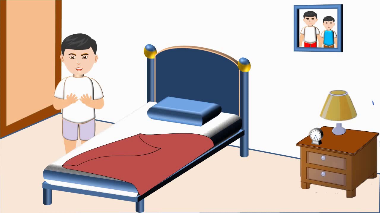 Detail Gambar Kartun Merapikan Tempat Tidur Nomer 18