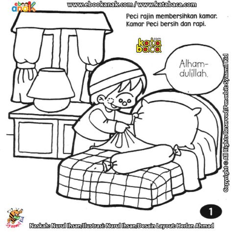 Detail Gambar Kartun Merapikan Tempat Tidur Nomer 45